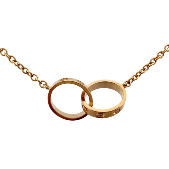 CARTIER Jewelry - Cartier Baby Love Necklace, 18K Pink Gold, Women's, CARTIER